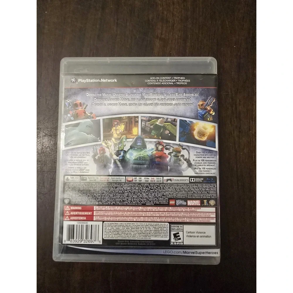 LEGO Marvel Super Heroes (Sony PlayStation 3, 2013)‎ TESTED